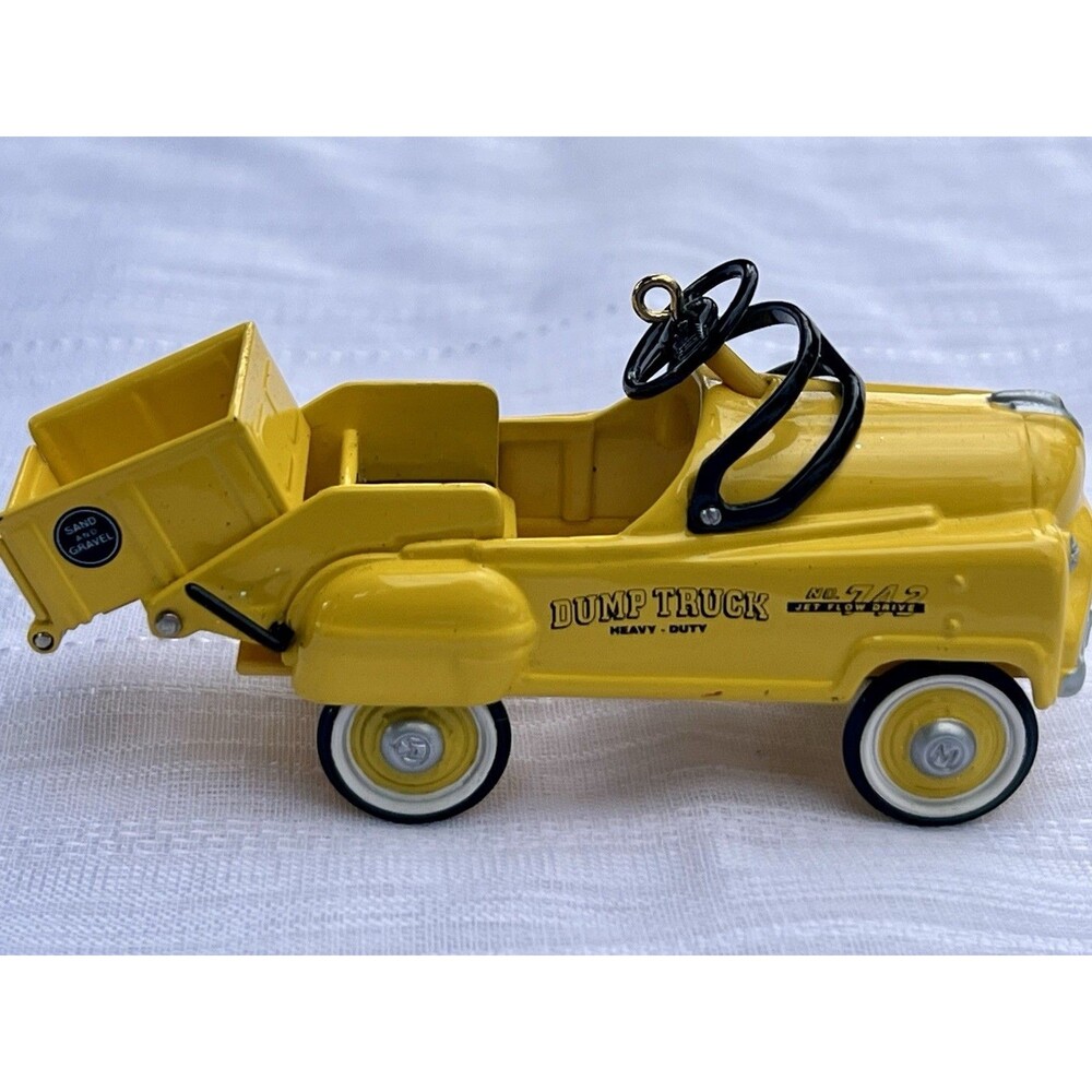 Hallmark Kiddie Car Classics 1953 Murray Dump Truck Yellow Diecast Vintage 1999